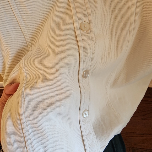 Cotton Vintage white blazer 90s - Picture 3 of 7